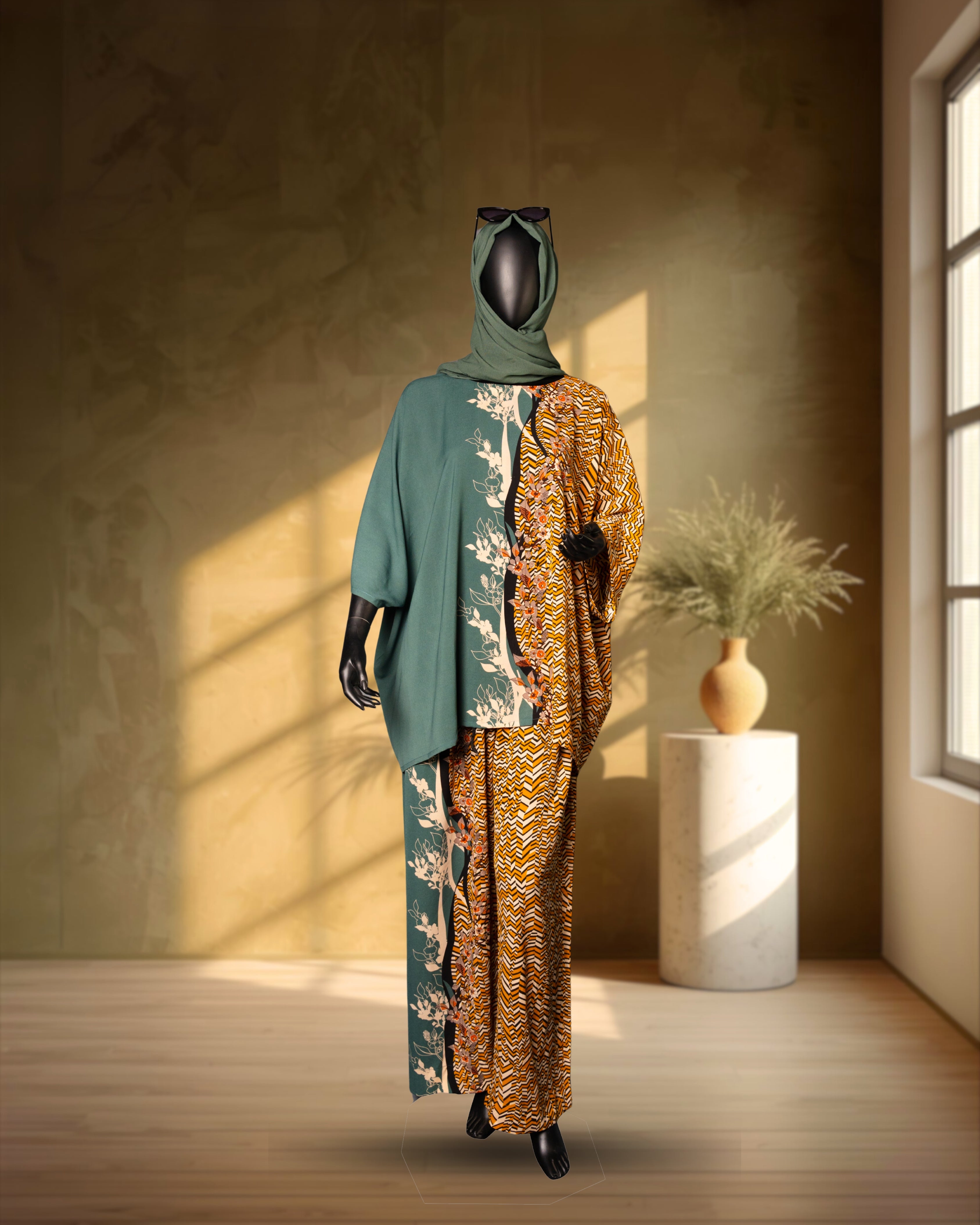 Split Horizon Tunic Ensemble - 3 Piece