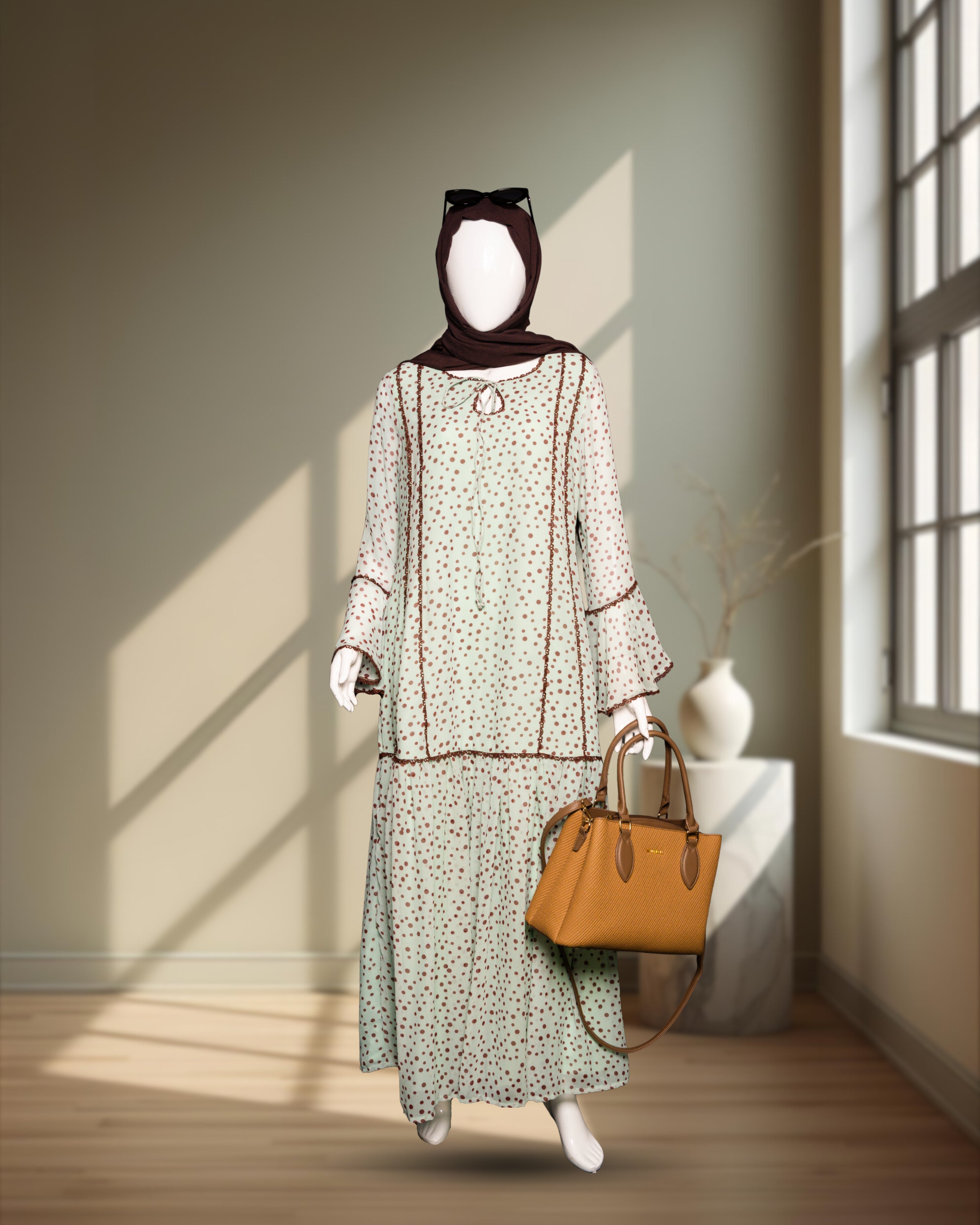 Mocha Polka Maxi - 1 Piece