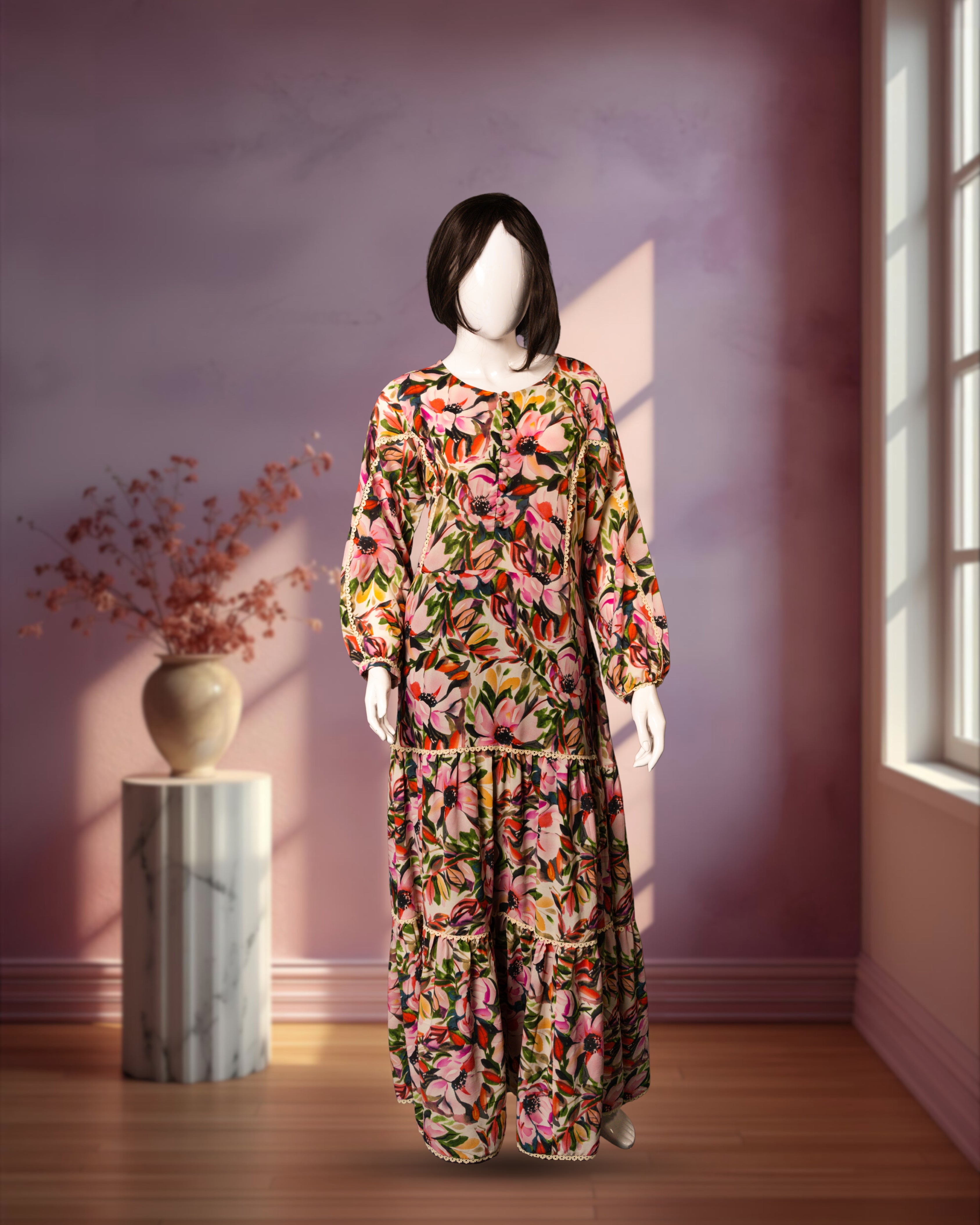 Watercolor Flow Maxi - 1 Piece