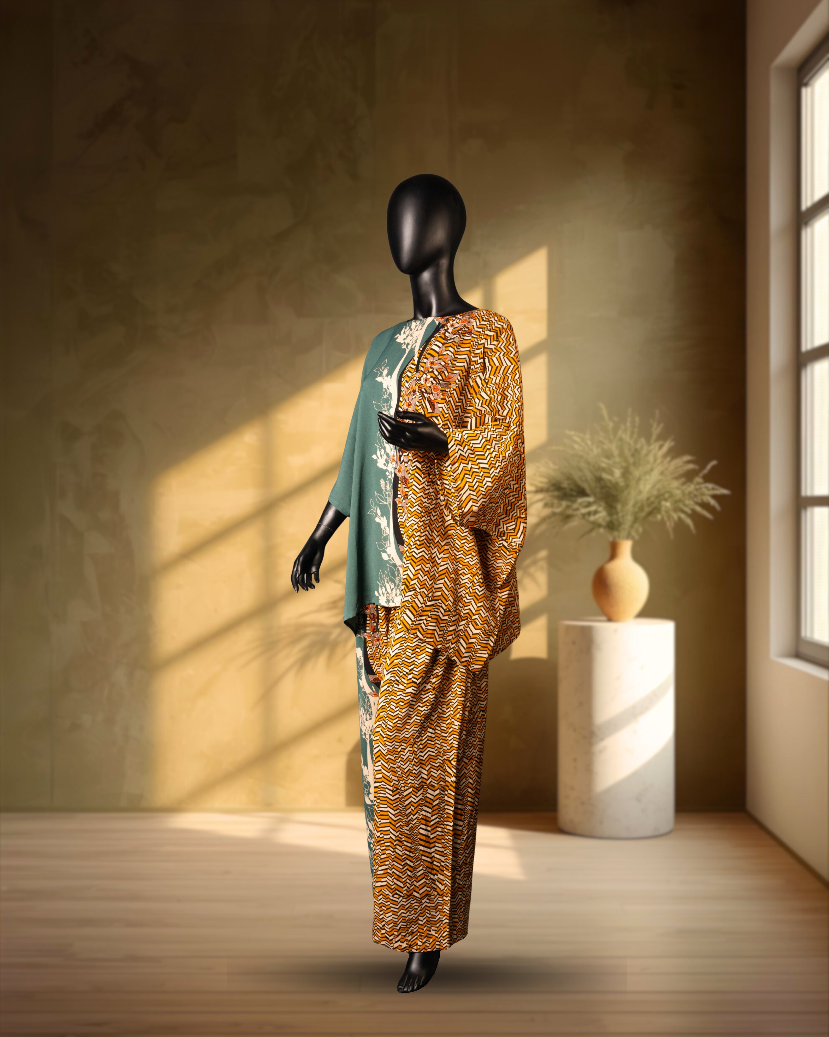 Split Horizon Tunic Ensemble - 3 Piece