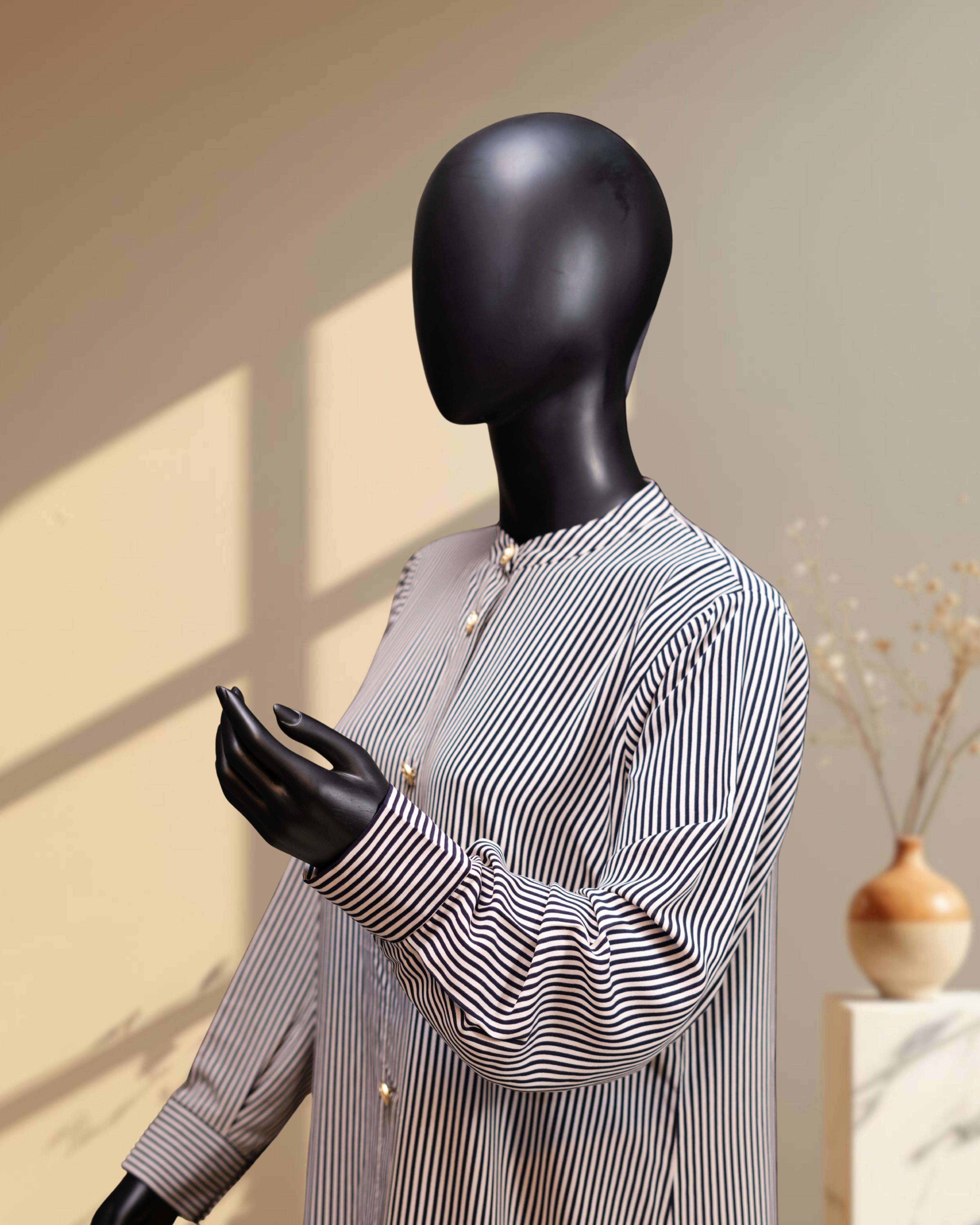 Boss Stripes Kurta Set - 2 Piece